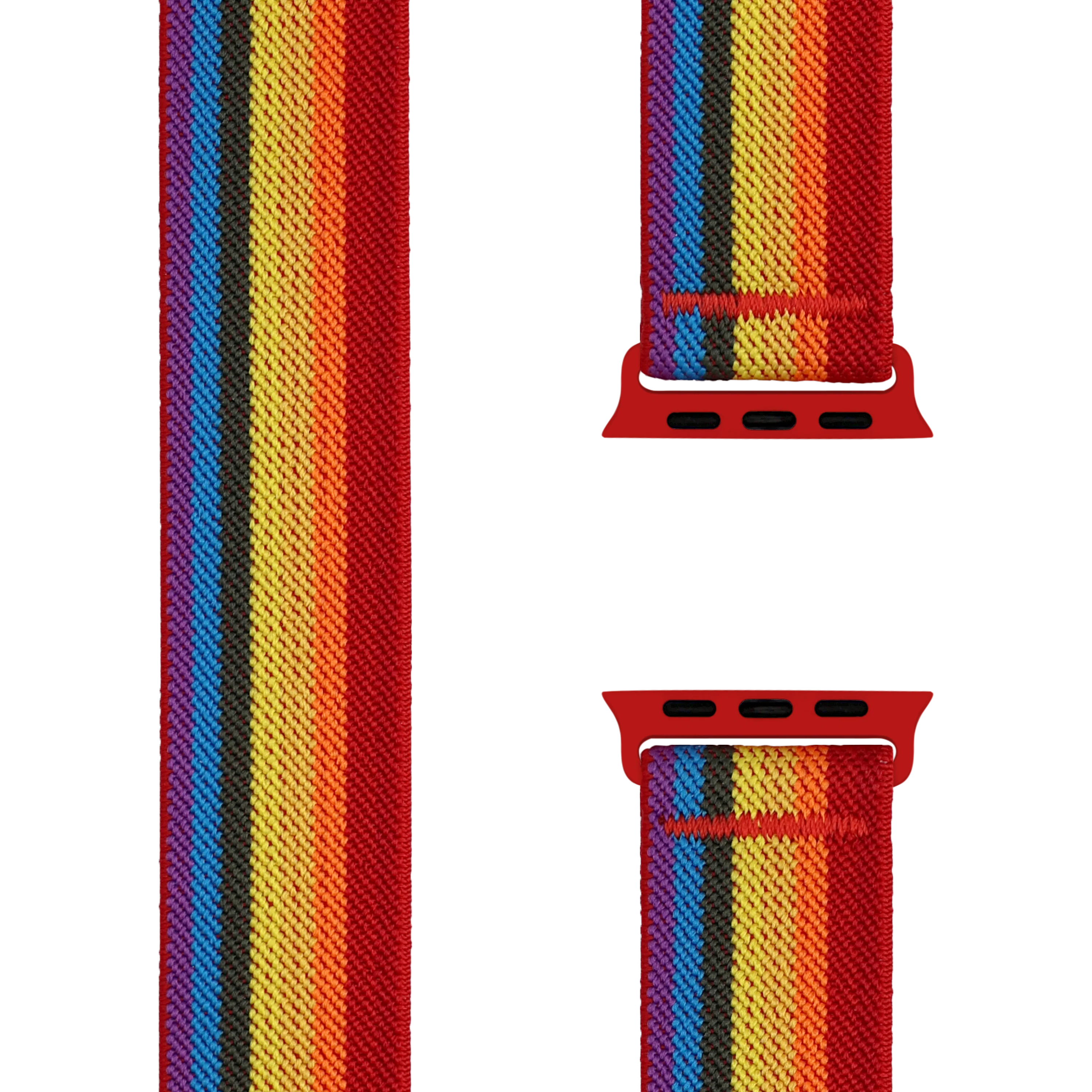 Gemustertes Solo Loop Armband für Apple Watch - Image 5
