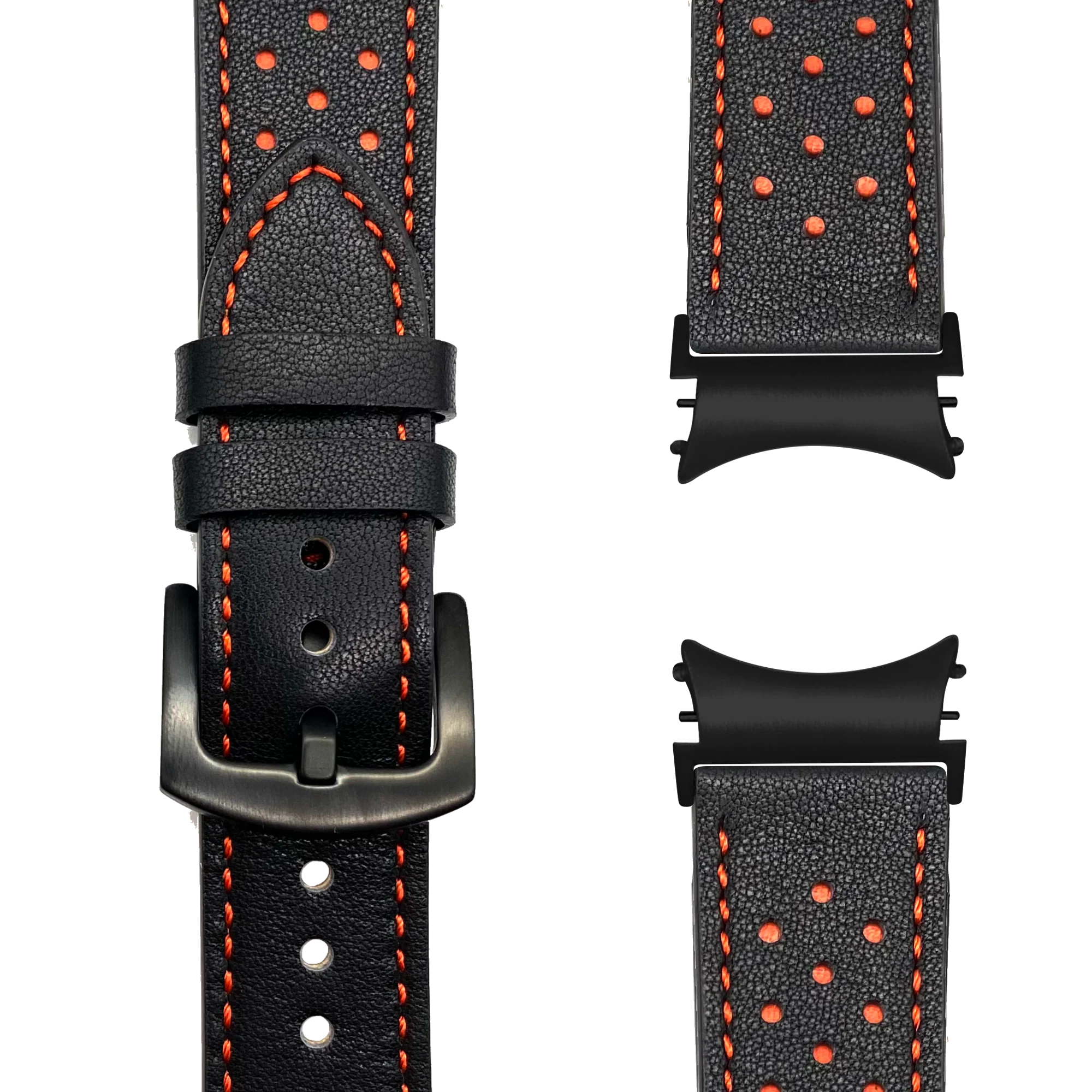 Lederarmband mit Lochmuster für Samsung Galaxy Watch - Image 2