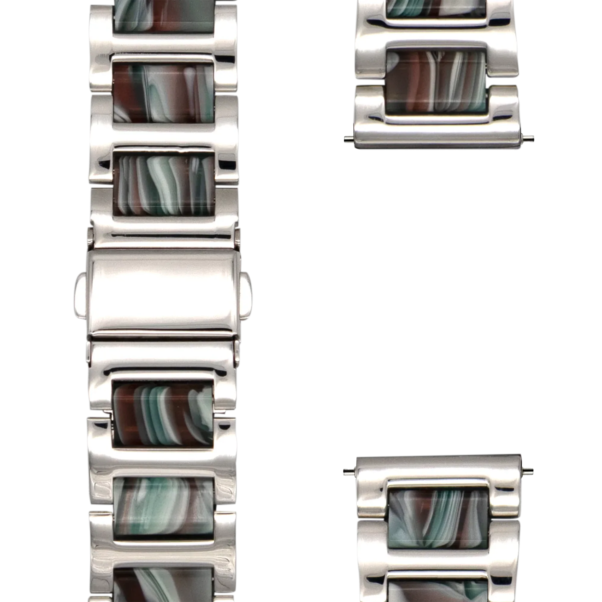Gliederarmband "Resin" für Federsteg - Image 3